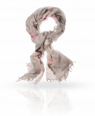 Палантин Женский W-VINTAGE.BIRD/BLUE